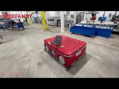 Sử dụng nhà máy tùy chỉnh AGV Robort, điều khiển từ xa pin không theo dõi xe chuyển