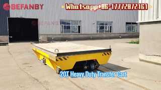 Xe đẩy chuyển đường sắt tùy chỉnh cho nhà máy thép tấm, xe vận chuyển 20T vận hành linh hoạt