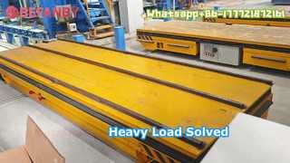 Xe đẩy chuyển tải hạng nặng 12 tấn, Xe dẫn đường ray chạy bằng pin thông minh