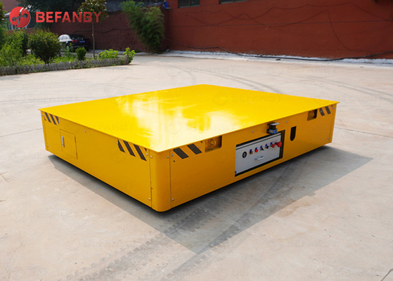 Steerable Transfer Cart without rails, Remote Control Powered Material Handling Equipment