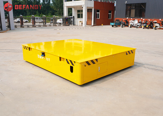 Steerable Transfer Cart without rails, Remote Control Powered Material Handling Equipment
