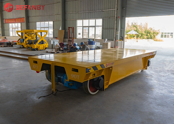 Long Life Time Aluminium Factory Rail Transfer Cart