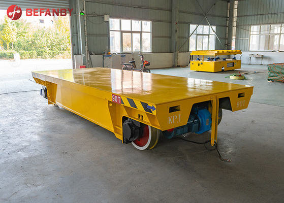 Long Life Time Aluminium Factory Rail Transfer Cart