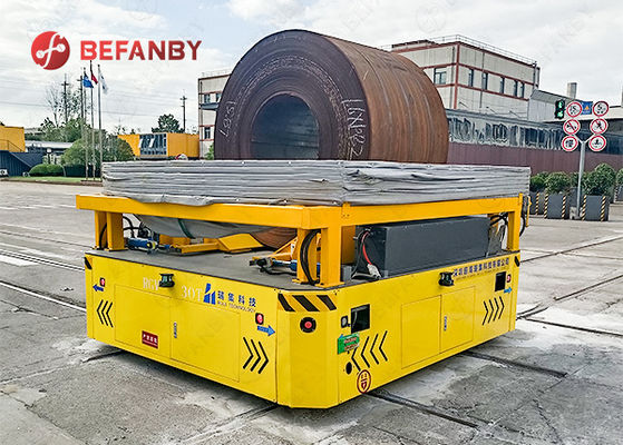 Customized 30T Load Capacity RGV Transfer Cart with V-Frame Device and 24 Months Warranty