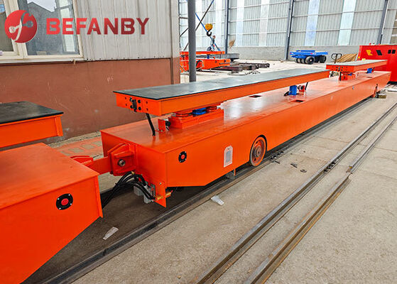 Customized Extra-long Countertops RGV Robot Transfer Vehicle with Hydraulic Lifting and Battery Operation