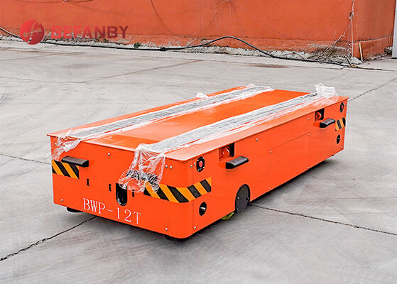 12 Ton Battery Powered Trackless Transfer Cart with Wireless Remote Control for Industrial Material Handling