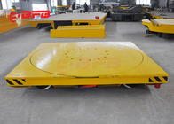 Integrated Flat Decking 2T Rail Transfer Cart For Workshop Handler