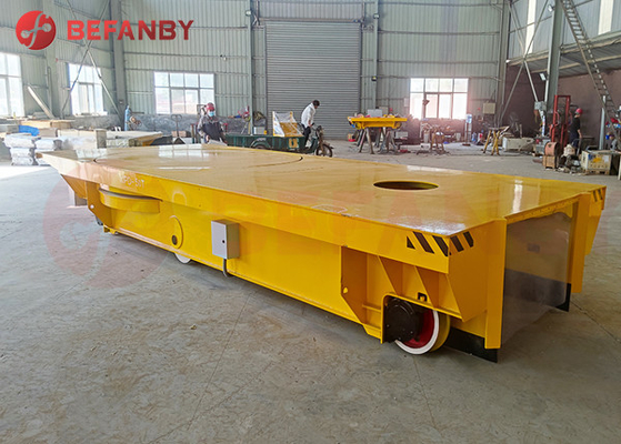 Electrical Motorized Rail Transfer Trolley 100 Tons