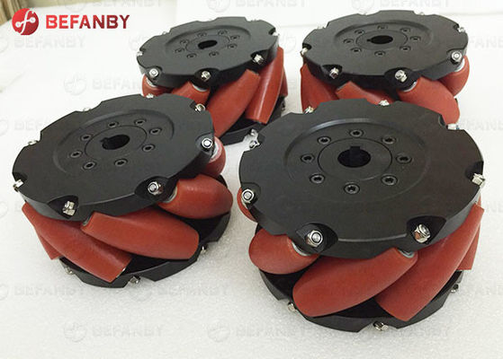 360 độ 380 mm 15 inch Mecanum Wheel bánh xe đa hướng cho xe tải AGV