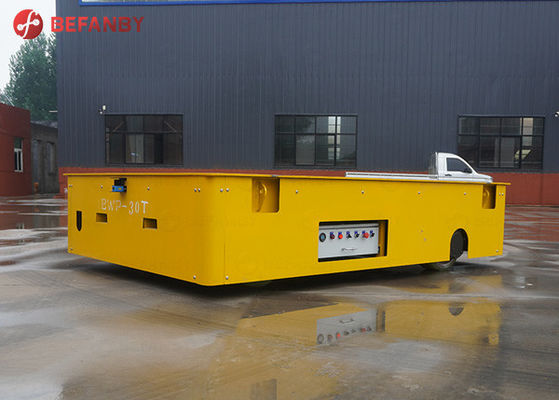 Xe vận chuyển không ray chạy bằng pin trong nhà máy, vận hành linh hoạt 18 tấn