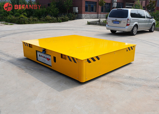 Steerable Transfer Cart without rails, Remote Control Powered Material Handling Equipment