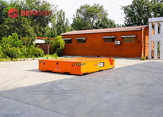 Điện thoại thông minh điều khiển từ xa vận hành PU Wheel Railless Transfer Cart