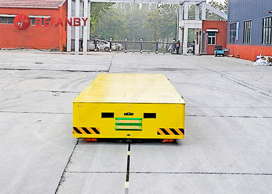 Steerable Steel Welding Frame AGV 10T Trackless Transfer Cart