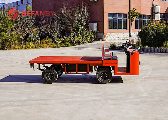 Xe đẩy chuyển hàng không ray, không giới hạn quãng đường chạy, có bánh lái