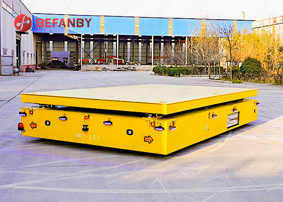 Chuyên nghiệp 15T Capacity Load Hydraulic Lift Transfer Cart với điều khiển từ xa không dây và hệ thống nâng thủy lực