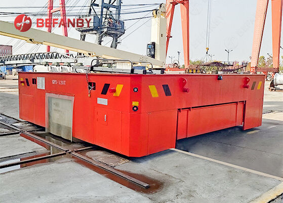 Xe tải vận chuyển đường sắt chạy bằng pin với chuyển động dọc và ngang và dung lượng tải tùy chỉnh