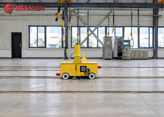 Nhà kho thép cuộn 20m / phút 1T Trên xe chuyển hàng đường sắt