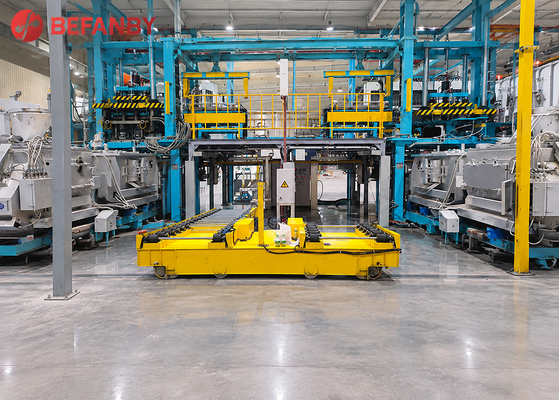 70T Capacity Load Capacity Cửa tùng vận hành xe chuyển với hệ thống vận chuyển cuộn cho vận chuyển nhà máy
