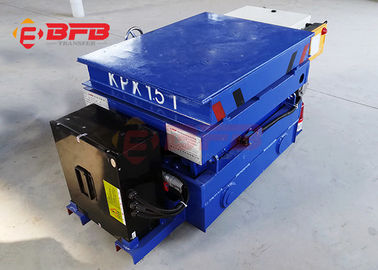 20t Battery Transfer Cart 0 - 20m/Min Motorized Rail Cart Lift Table