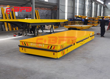 Dead Man Stop Trackless Transfer Cart Electric High Running Speed Without Rails